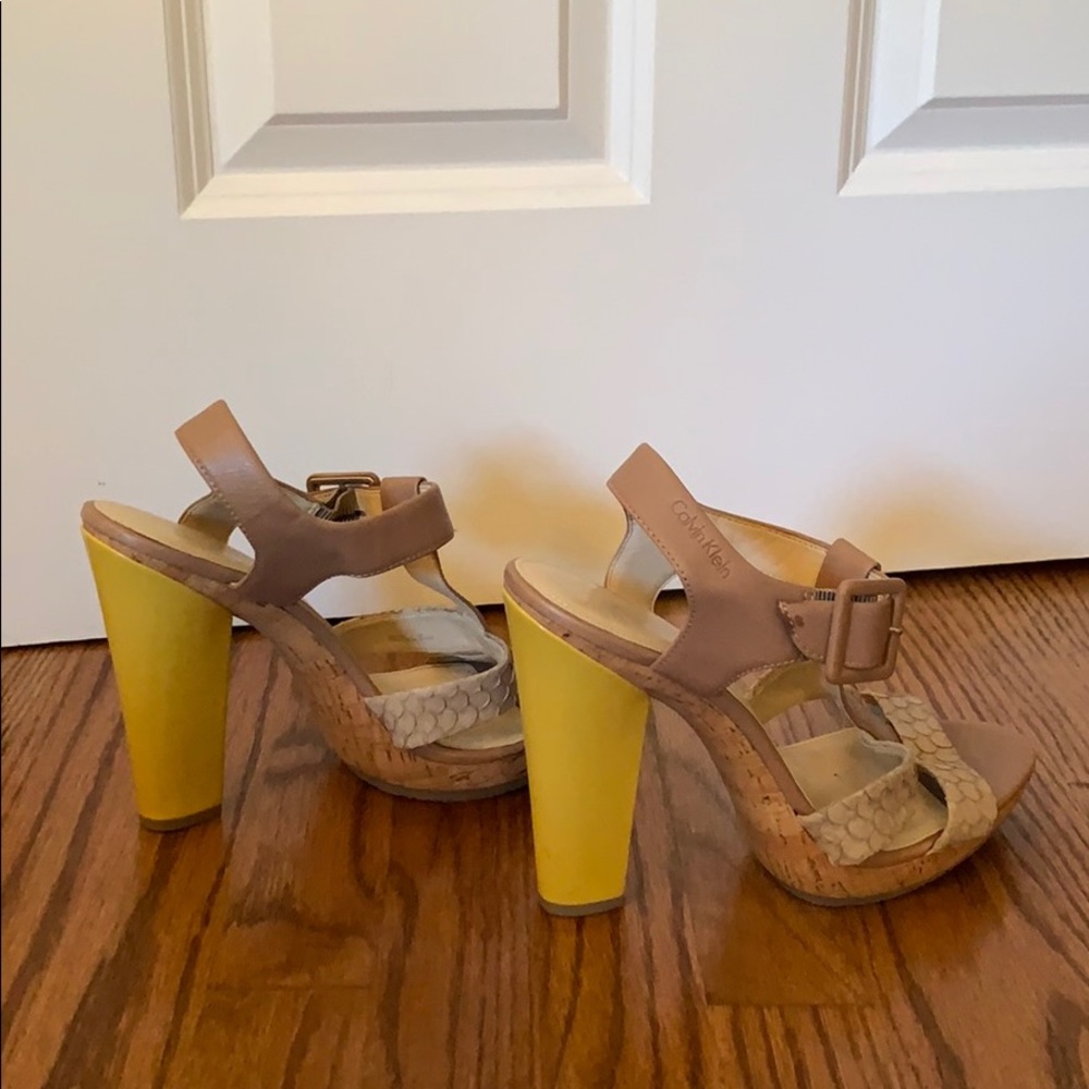 Calvin Klein Block Heel
